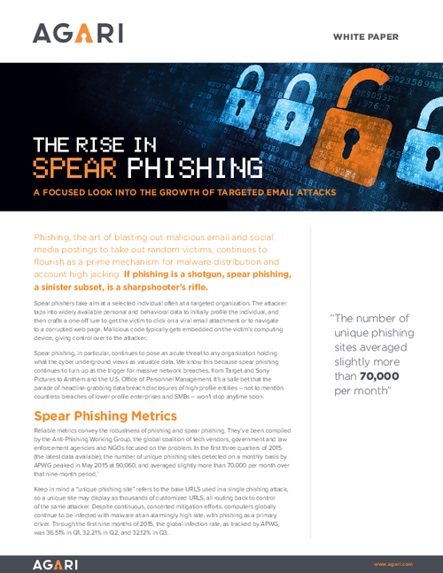 The Rise in Spear Phishing: A Focused Look into the Growth of Targeted Email Attacks