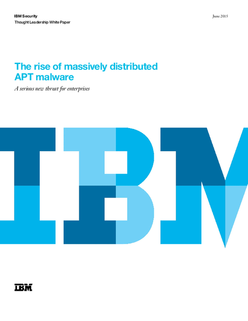 The Rise of Massively Distributed APT Malware