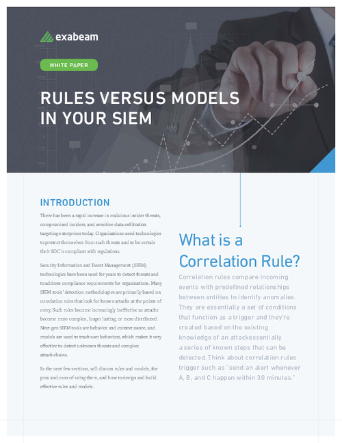 Rules Versus Models in Your SIEM