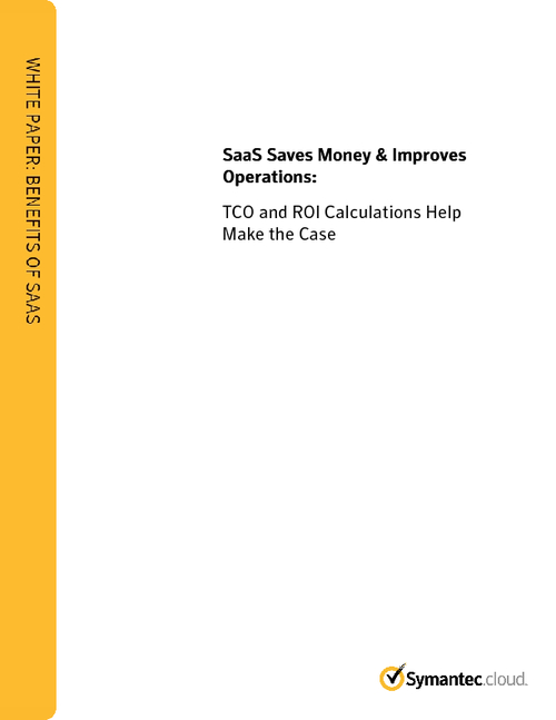 SaaS Saves Money & Improves Operations