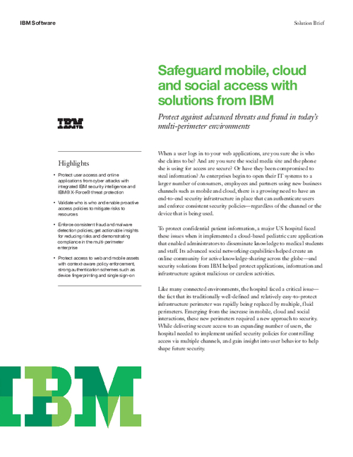 Safeguard Mobile, Cloud and Social Access