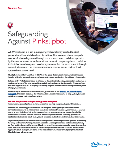 Safeguarding Against Pinkslipbot