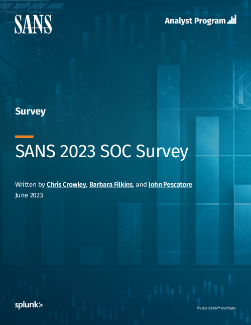 SANS 2023 SOC Survey