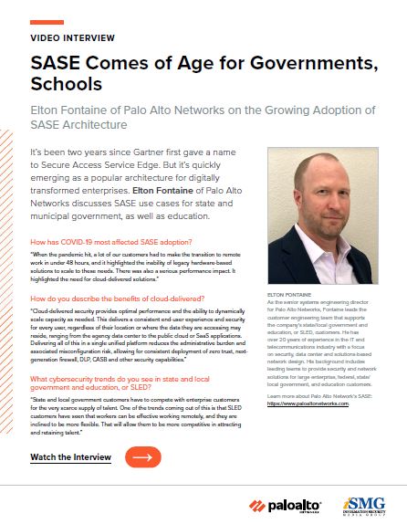 SASE Comes of Age for Governments, Schools