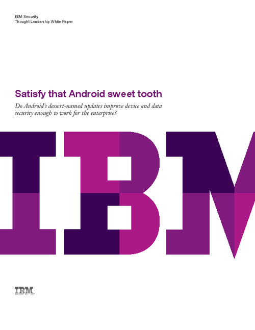 Satisfy that Android Sweet Tooth