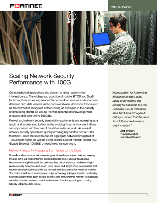 Scaling Network Security