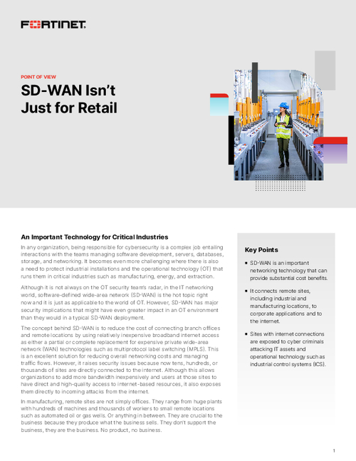 SD-WAN Isn’t Just for Retail