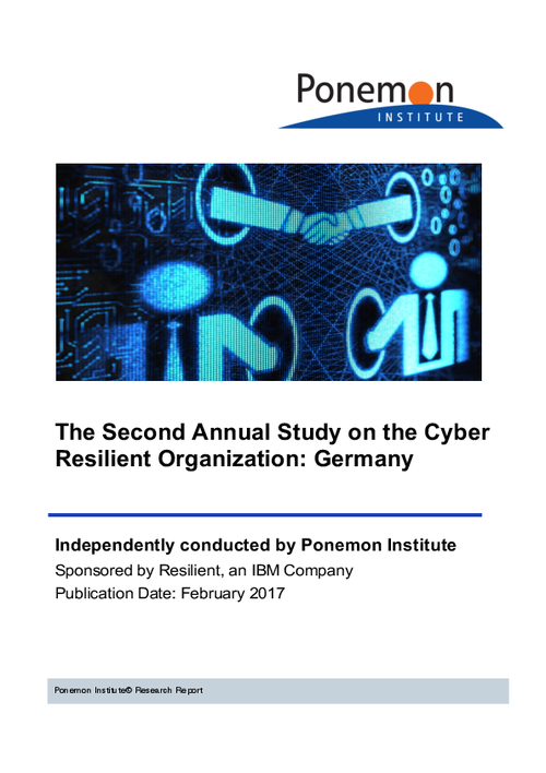 The Second Annual Study on the Cyber Resilient Organization