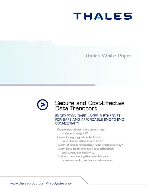 Secure and Cost-Effective Data Transport