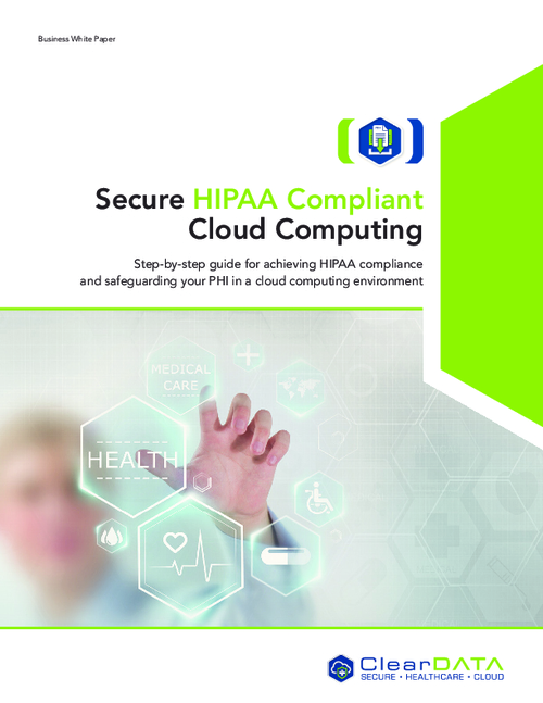 Secure HIPAA Compliant Cloud Computing