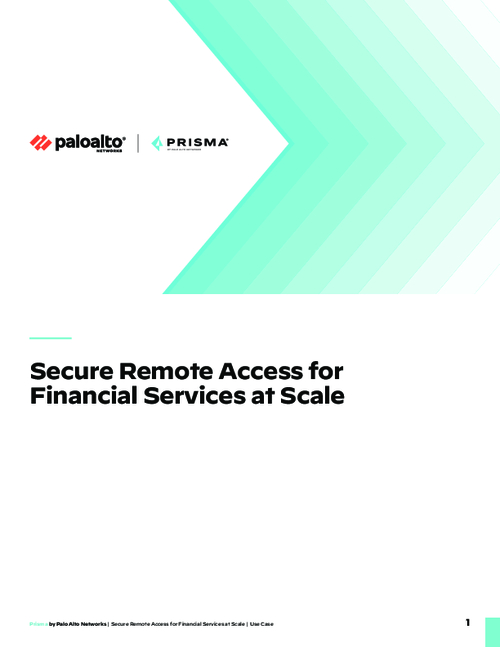 Secure Remote Access for Financial Services at Scale