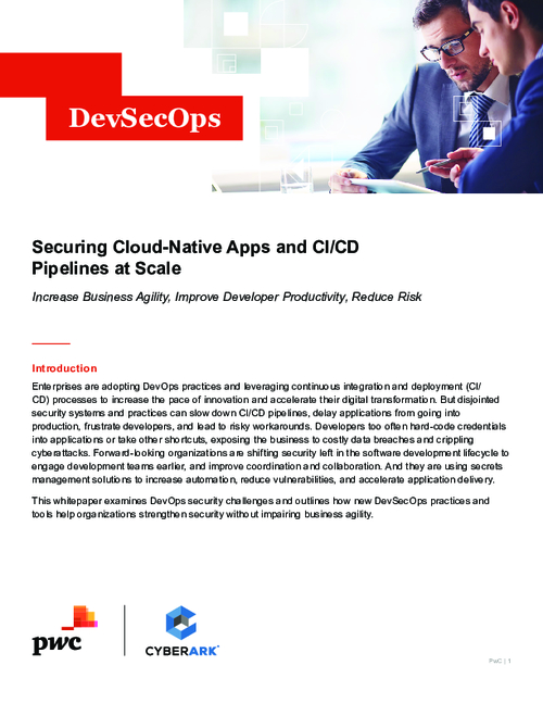 Securing Cloud-Native Apps and CI/CD Pipelines at Scale