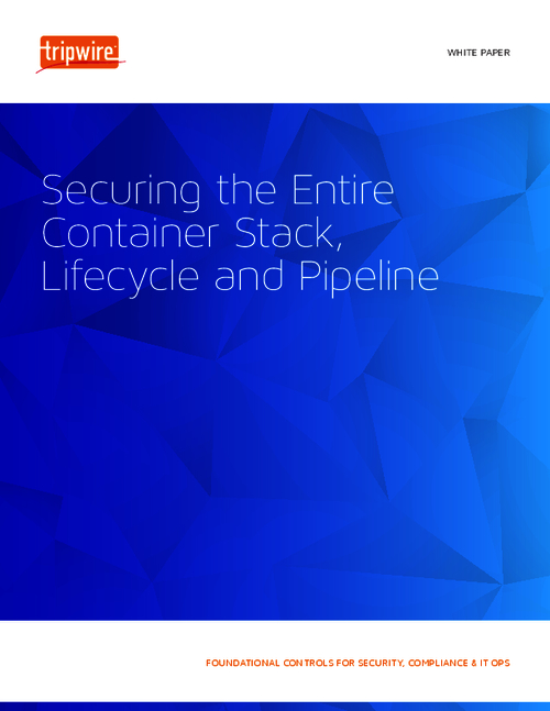 Securing the Entire Container Stack, Lifecycle and Pipeline