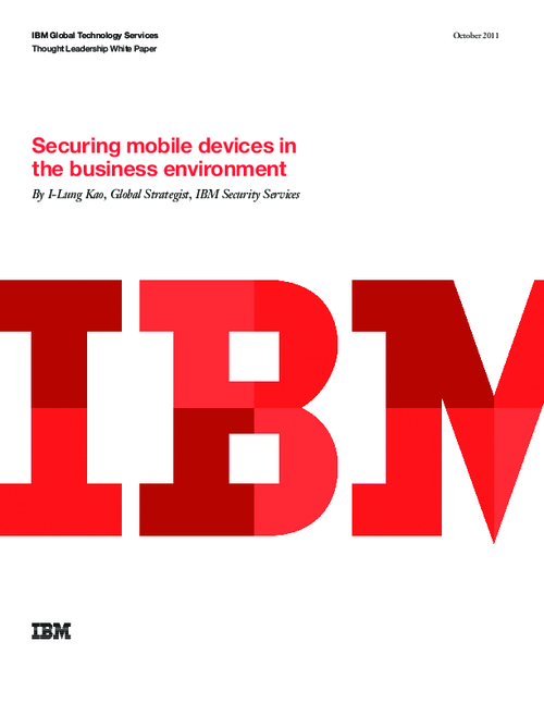 Securing Mobile Devices in the Business Environment