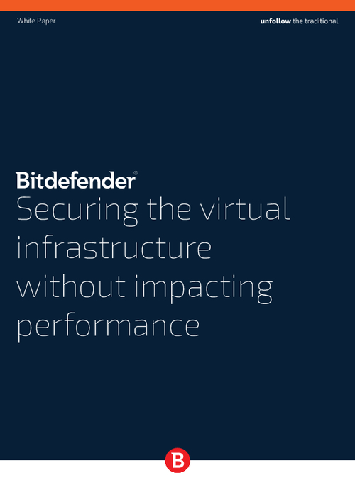 Securing the Virtual Infrastructure without Impacting Performance