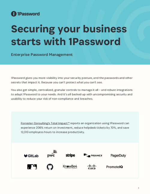 Securing Your Business Begins with Password Security