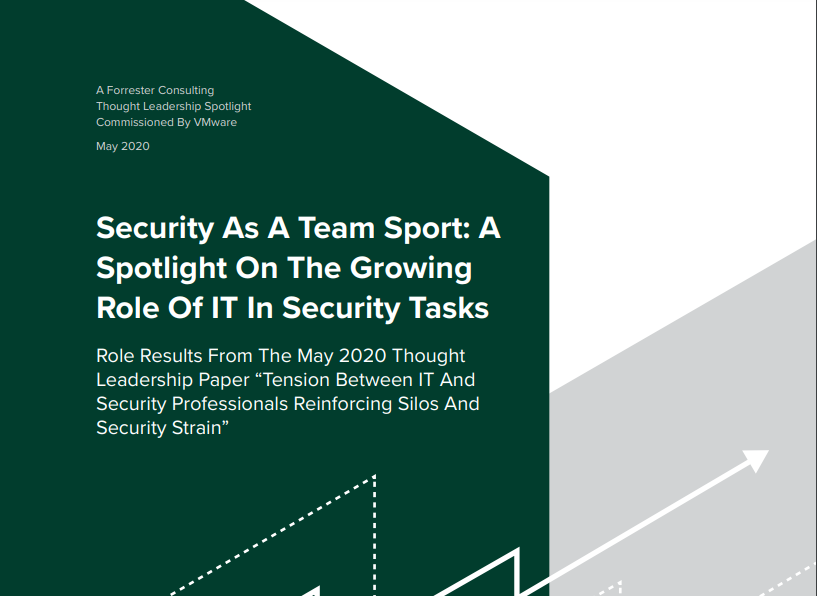 Security As A Team Sport: A Forrester Spotlight On The Growing Role Of IT In Security Tasks