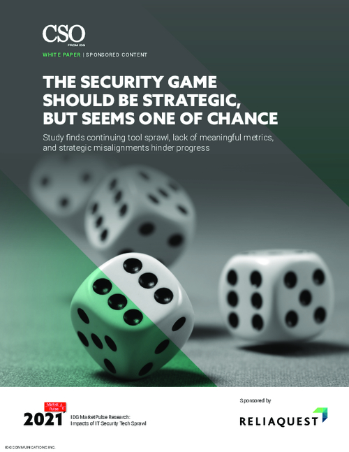 The Security Game Should Be Strategic, but Seems One of Chance