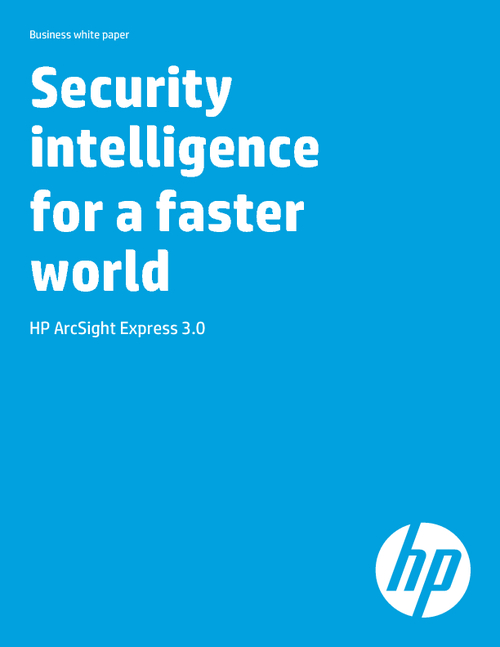 Security Intelligence for a Faster World