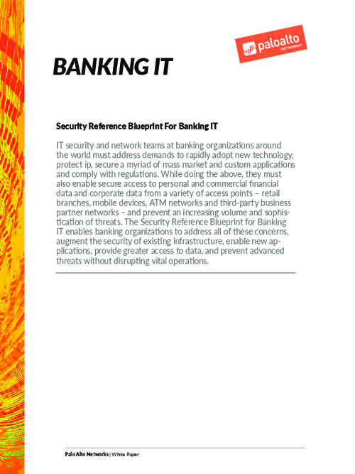 Security Reference Blueprint For Banking IT