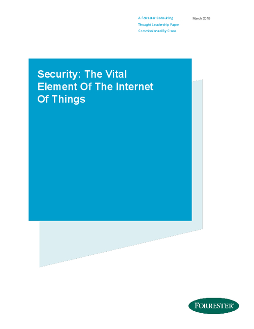 Security: The Vital Element of The Internet Of Things