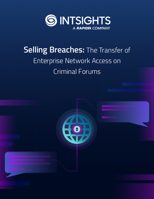 Selling Breaches: The Transfer of Enterprise Network Access on Criminal Forums