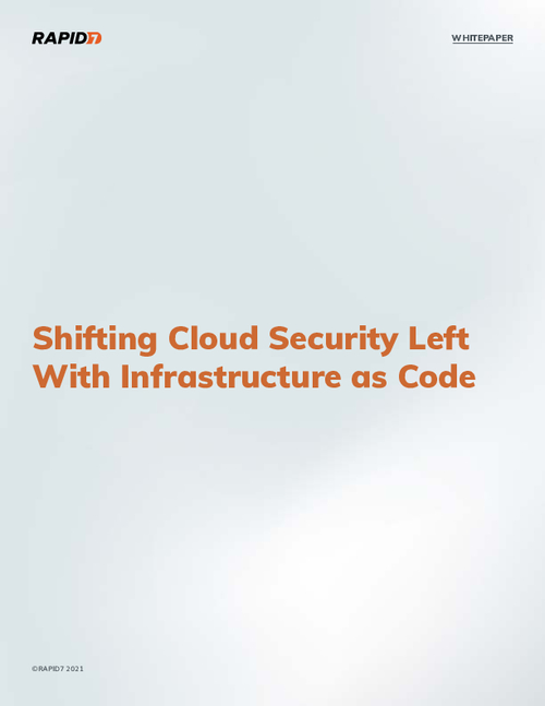 Shifting Cloud Security Left With Infrastructure as Code