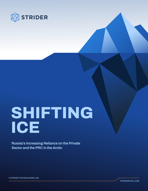 Shifting Ice: Russia's Increasing Reliance on the Private Sector and the PRC in the Arctic