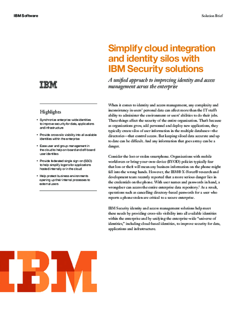 Simplifying Cloud Integration and Identity Silos