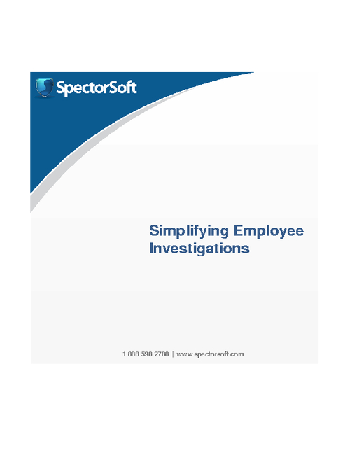 Simplifying Employees Investigations