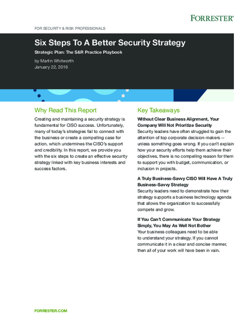 Six Steps to a Better Security Strategy BankInfoSecurity