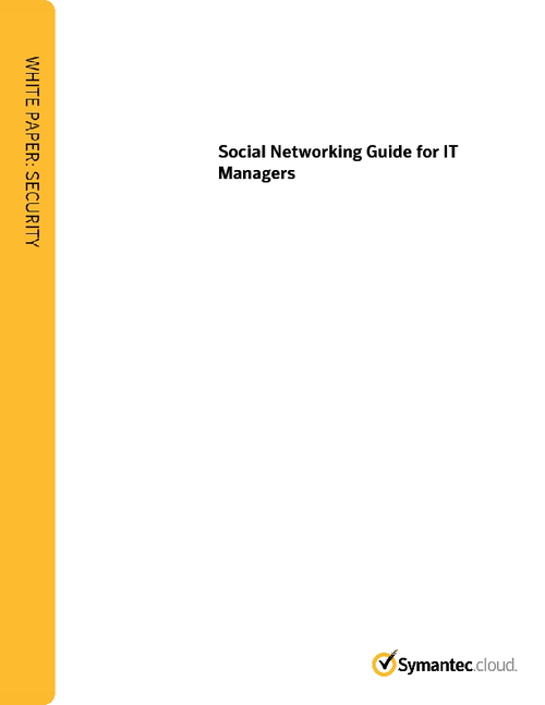 Social Networking Guide for IT Managers