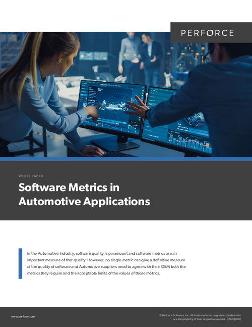 Software Metrics in Automotive Applications