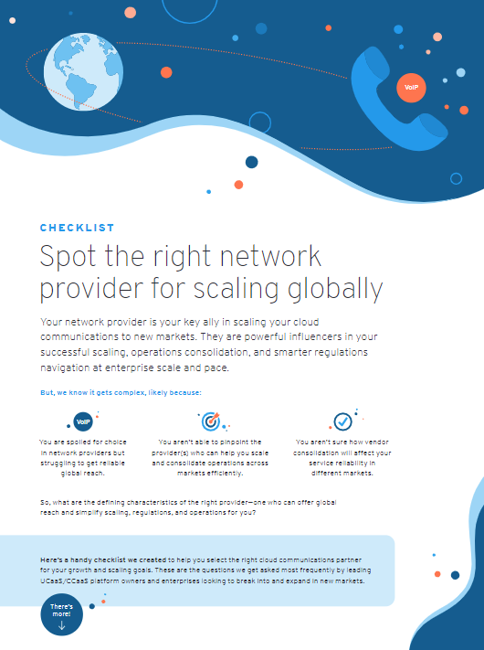 Spot the Right Network Provider for Scaling Globally