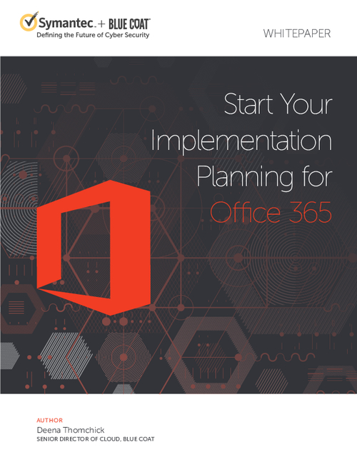 Start Your Implementation Planning for Office 365