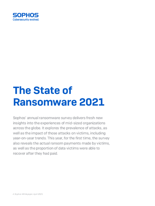 The State of Ransomware 2021