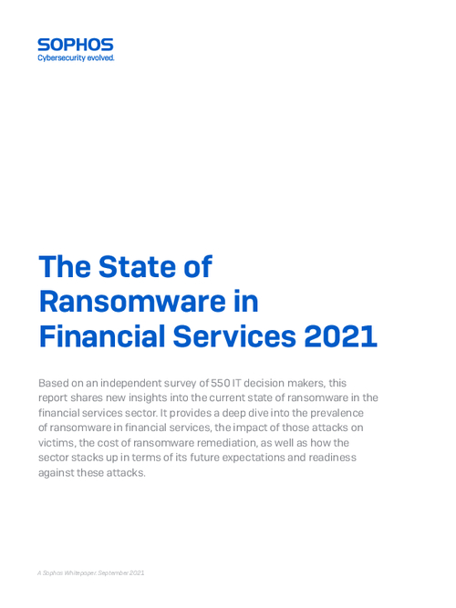 The State of Ransomware in Finance 2021