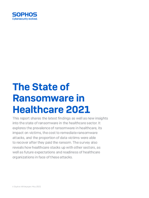 The State of Ransomware in Healthcare 2021