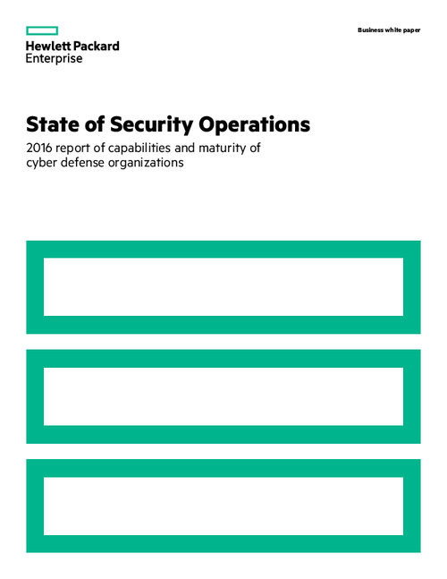 State of Security Operations 2016 Report