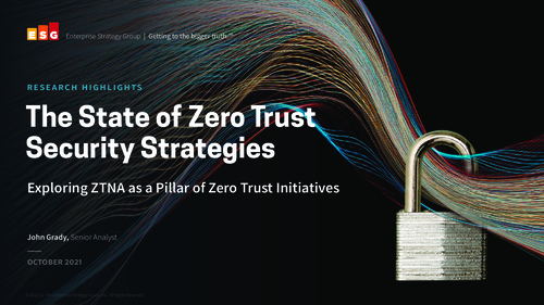 The State of Zero Trust Security Strategies