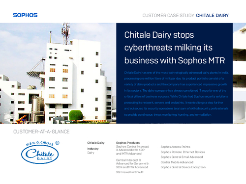 Stop Cyberthreats from Inflicting Your Business: A Case Study of one of the most technologically advanced dairy plants in India