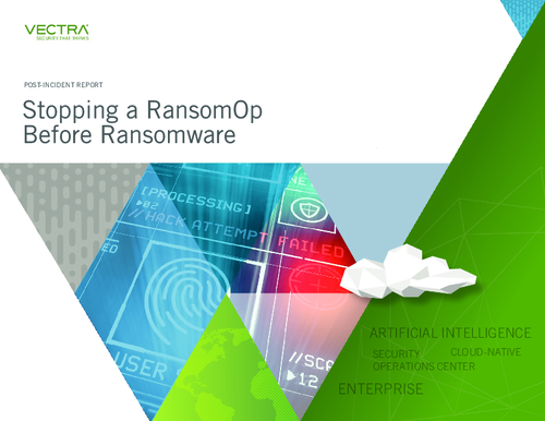 Stopping a RansomOp Before Ransomware