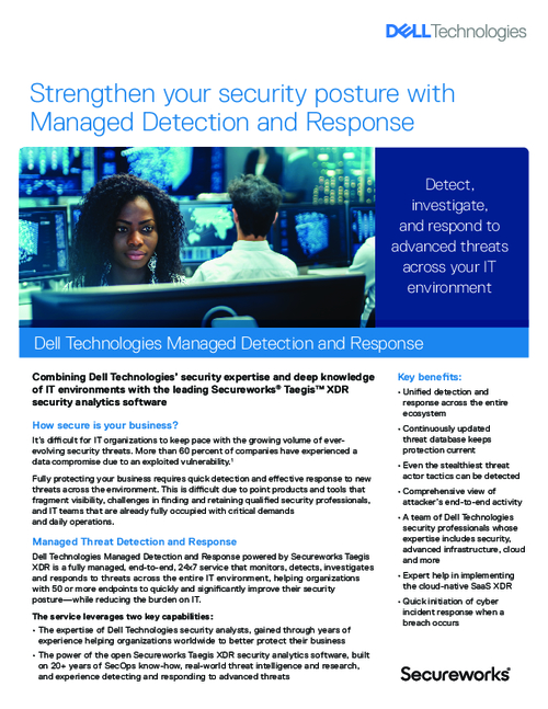 Strengthen your Security Posture with Managed Detection and Response