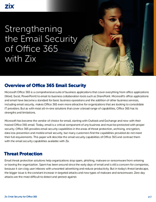 Threat Protection and Data Loss Prevention: Strengthening Office 365 Email Security