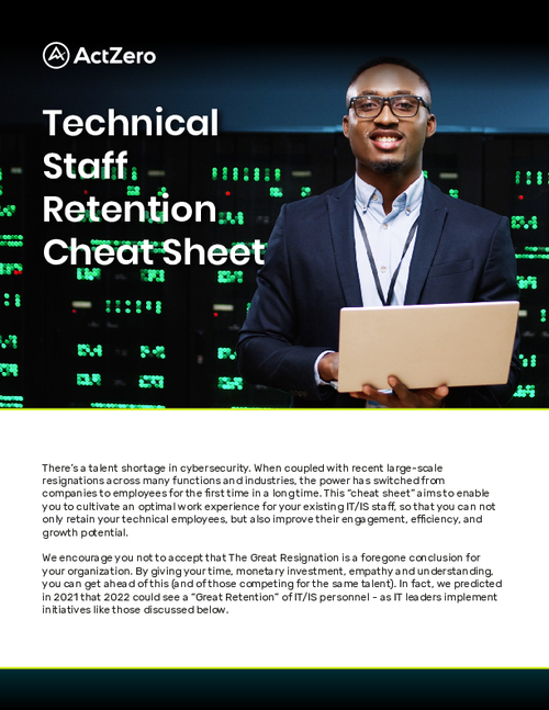 Technical Staff Retention Cheat Sheet