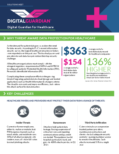 Meeting HIPAA Statutes with DLP