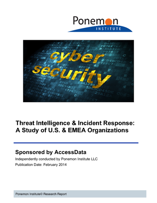 Threat Intelligence and Incident Response:  A Study of U.S. and EMEA Organizations
