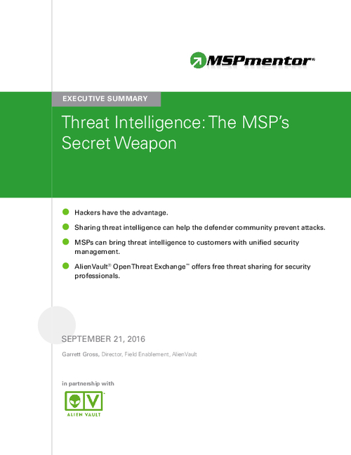 Threat Intelligence: The MSP's Secret Weapon