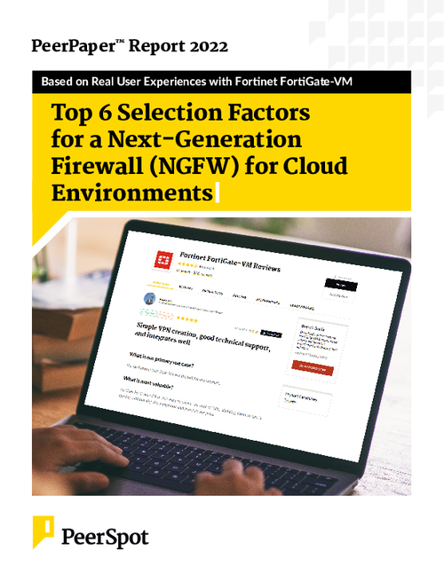 Top 6 Success Factors for a Next-Generation Firewall (NGFW) for Cloud Environments