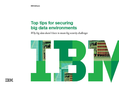 Top Tips for Securing Big Data Environments
